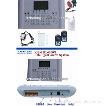 Multi-Language LCD GSM 99 Zones Wireless and 6 Zone Wired Smart Home Security GSM Alarm System